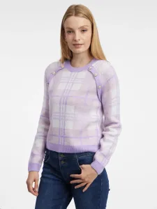 Orsay Light Purple Women's Check Sweater - Women