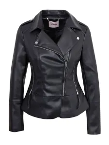 Orsay Black Leatherette Jacket for Women - Women