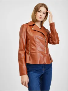 Orsay Brown Ladies Leatherette Jacket - Ladies #2067674