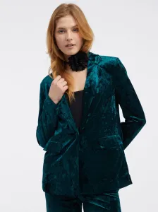 Orsay Green Ladies Velvet Jacket - Ladies