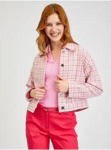 Orsay Pink Ladies Plaid Jacket - Ladies #2169208
