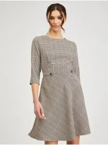 Brown checkered dress ORSAY - Ladies #1558021