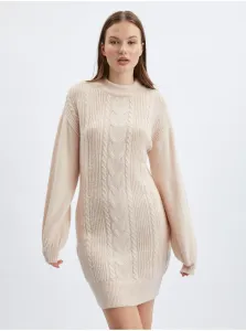 Orsay Beige Ladies Sweater Dress - Women #2084992