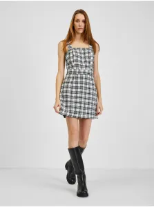 Orsay Black & White Checkered Dress - Ladies