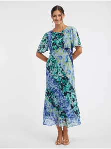 Orsay Blue Women Floral Midi Dress - Women #2822849