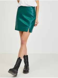 Green Women's Leatherette Skirt ORSAY - Ladies