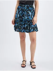 Orsay Blue-Black Ladies Floral Skirt - Women #2067238