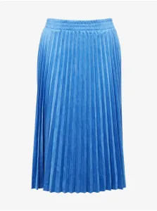 Pleated Blue Midi Skirt ORSAY - Women #1443683