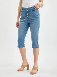 Orsay Blue Womens Shortened Slim Fit Jeans - Women #2217684