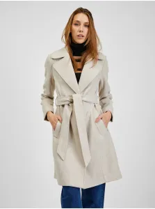 Orsay Beige Women's Winter Coat with Strap - Women #2144864