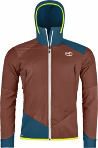Ortovox Swisswool Col Becchei Hybrid Jacket M Clay Orange M Giacca outdoor