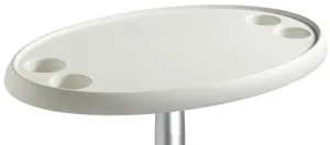 Osculati White oval table 762 x 457 mm #2027861
