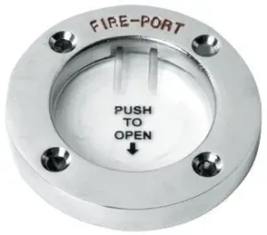 Osculati Fire Port polished Stainless Steel