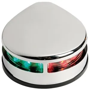 Osculati Evoled Bicolor navigation light polished Stainless Steel body