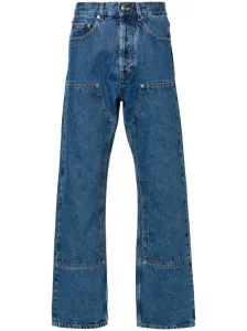 PALM ANGELS - Jeans In Denim Con Monogramma #3083192