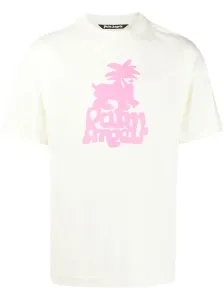 PALM ANGELS - T-shirt In Cotone #2375747