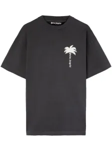 PALM ANGELS - T-shirt In Cotone Con Logo #3083245