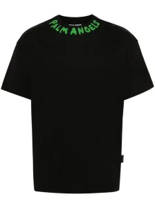 PALM ANGELS - T-shirt In Cotone Con Logo #3083256