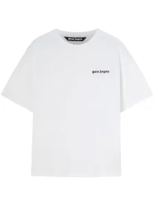 PALM ANGELS - T-shirt In Cotone Con Logo Ricamato