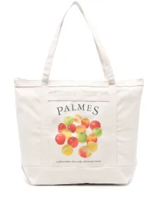 PALMES - Borsa Shopping In Cotone Con Logo #2614729