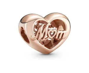 Pandora Bellissimo charm placcato in oro Rose Moments Mamma 781451C00