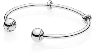 Pandora Bracciale resistente con pendenti d’argento 596477 16 cm