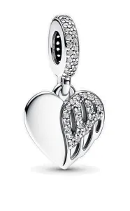 Pandora Charm in argento Cuore con ala d’angelo Moments 792646C01
