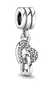 Pandora Charm pendente d’argento Cuori intrecciati 791242CZ