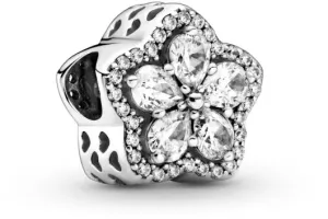 Pandora Charm scintillante in argento Sparkling Snowflake 799224C01