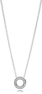 Pandora Collana d’argento con pendente brillante 397436CZ-45 (catena, pendente)