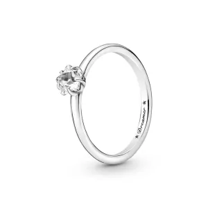 Pandora Incantevole anello in argento con zircone Stella celeste 190026C01 58 mm
