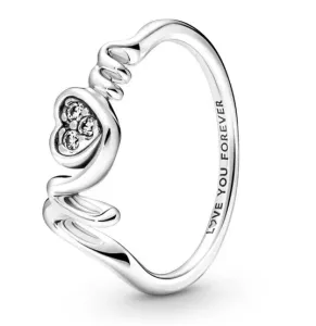 Pandora Incantevole anello in argento per la mamma 191149C01 50 mm