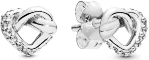 Pandora Orecchini in argento cuori 298019CZ
