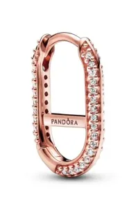 Pandora Orecchino singolo placcato in oro rosa con zirconi Me 289682C01