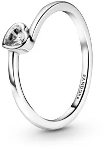 Pandora Romantico anello in argento con cuore People 199267C02 54 mm