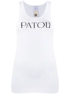PATOU - Top In Cotone Con Logo #3102563