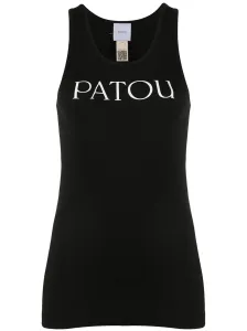 PATOU - Top In Cotone Con Logo #3103005