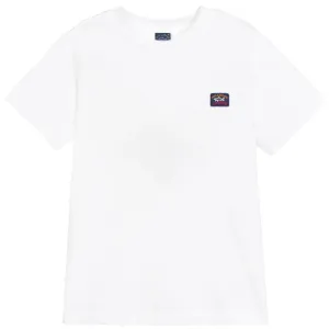 Paul & Shark Boy's Logo Patch T-shirt White - 14Y WHITE