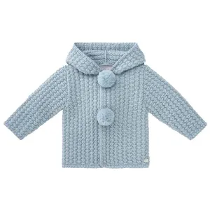 Paz Rodriguez Unisex Baby Knitted Coat Blue - 24M BLUE