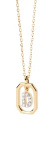 PDPAOLA Affascinante collana placcata oro lettera “D” LETTERS CO01-515-U (catena, pendente)