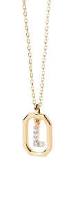PDPAOLA Affascinante collana placcata oro lettera “L” LETTERS CO01-523-U (catena, pendente)