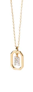 PDPAOLA Affascinante collana placcata oro lettera “R” LETTERS CO01-529-U (catena, pendente)