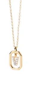 PDPAOLA Affascinante collana placcata oro lettera “V” LETTERS CO01-533-U (catena, pendente)