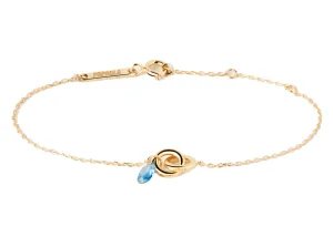 PDPAOLA Moda bracciale placcato oro Blue Lily PU01-774-U