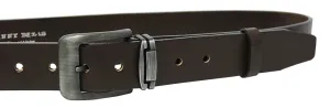 Penny Belts Cintura da uomo in pelle 507-40 brown 100 cm