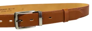 Penny Belts Cintura da uomo in pelle formale 35-020-2-42 marrone 105 cm