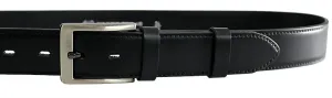 Penny Belts Cintura da uomo in pelle formale 35-020-4-60 Nera 100 cm
