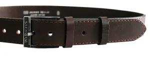 Penny Belts Cintura di pelle da uomo 17-1-40 Brown 105 cm