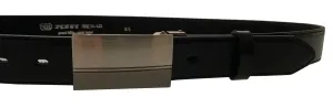 Penny Belts Cintura formale da uomo in pelle 35-020-1PS-60 nero 110 cm