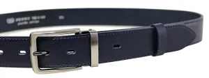 Penny Belts Cintura formale da uomo in pelle 35-020-2-56 blu 105 cm